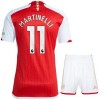 Original Trikotsatz Arsenal 2023-24 Martinelli 11 Heimtrikot Für Kinder